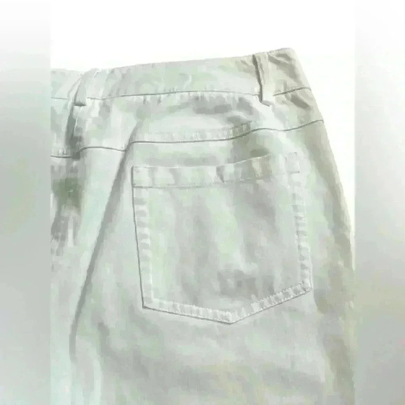 J. McLaughlin White Denim Straight Cropped Cotton/Spandex Pants Size‎ 8 - Picture 12 of 12